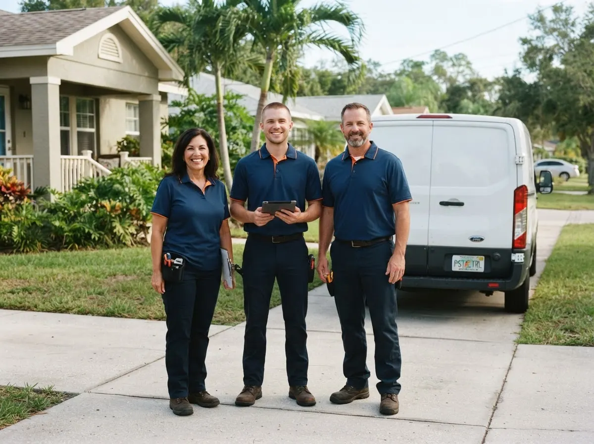 Suncoast Sparrow Pest Control pest control service team in St. Petersburg, FL